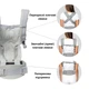 Ерго рюкзак-переноска з народження Aimama Baby Carrier KT6011101 - зображення 4