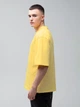 Футболка хлопковая оверсайз длинная мужская Ray Oversize U0104 Unisex M 2XL-3XL Lemon (Ray2000000035529) - изображение 3
