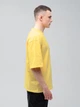 Футболка хлопковая оверсайз длинная мужская Ray Oversize U0104 Unisex M 2XL-3XL Lemon (Ray2000000035529) - изображение 4