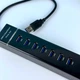 USB-hub хаб Super Speed 7 портов USB3.0 30 см Черный - изображение 4