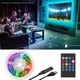 Розумна світлодіодна стрічка підсвітка для телевізора 5 м LED RGB Music Light Strip синхронізація музики - зображення 1