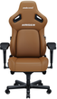 Fotel gamingowy Anda Seat Kaiser 4 L Bentley Brown (AD12YDDC-L-20-K-PV/C) - obraz 3