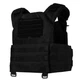Плитоноска Warmor Gen.3 Cordura без подсумков ЧЕРНАЯ - изображение 3