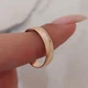 Гладкое золотое обручальное кольцо классическое 21 размер - изображение 1
