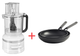 Кухонний комбайн KitchenAid CLASSIC 5KFP1318EWH білий + у подарунок Набір сковорідок KitchenAid CFA з керамічним покриттям 24 + 28 см - зображення 1