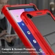 Противоударный чехол с подставкой Shockprof Capsule на Lenovo Tab M10 Plus 3rd Gen 10.61" TB-125FU TB-128XU Красный - изображение 5