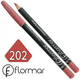 Карандаш для губ водостойкий Flormar Waterpoof Lipliner № 202 Soft Pink Brown (Нежно коричневый) - изображение 3