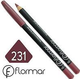 Карандаш для губ водостойкий Flormar Waterpoof Lipliner № 231 Berry Stain (Ягодная) - изображение 3
