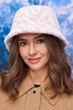 Зимняя панама Braxton "Зебра", джинсовый + белый (6083) - изображение 2