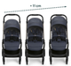 Прогулянкова коляска дитяча Chicco One4Ever Denim Shine Темно-синя (8058664176809) - зображення 19