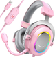 Słuchawki Fifine H6P AmpliGame RGB 7.1 Pink (4820216973266) - obraz 1
