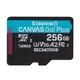 Карта пам'яті microSDXC (UHS-1 U3) Kingston Canvas Go! Plus 256Gb class 10 A2 V30 (R200MB/s, W-160MB/s) - изображение 1
