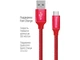 Кабель ColorWay USB - Type-C 2.1А 1м Red (CW-CBUC003-RD) - изображение 3
