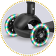 Hulajnoga dziecięca RICOKIDS Cubi trójkołowa Black-Orange (5903890611682) - obraz 9