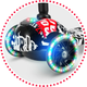 Самокат дитячий RICOKIDS Piko триколісний Black-Red (5903890605360) - зображення 11