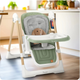 Krzesełko do karmienia Ricokids Nukido Elite ze stolikiem Green (5903890622114) - obraz 14