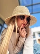 Панама із соломи жіноча трендова One size - изображение 7