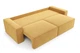 Прямой диван VIHOME Soft 280х105 см Bonnel к.т. 1 спинка сплошная Желтый - изображение 6