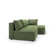 Кутовий диван VIHOME Naomi 3 240х170 см Bonnel к.т. 1 Зелений - зображення 3