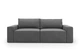 Прямой диван VIHOME Soft 250х105 см Bonnel к.т. 1 спинка сплошная Серый - изображение 3