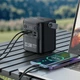 Повербанк большой емкости 80000mAh 22.5W Hoco J152 фонарик 2хType-C/4xUSB - изображение 2