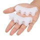 Силиконовый корректор разделитель пальцев ног Toe Relief комплект White - изображение 5