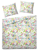 Komplet pościeli Homla Floral King Size mikrofibra w kwiaty 200 x 220 cm (5902869955505) - obraz 1