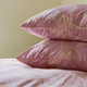 Komplet pościeli Homla Gallo King Size mikrofibra w liście Różowy 200 x 220 cm (5904183811758) - obraz 3