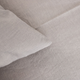 Комплект постільної білизни Homla Gossy King Size Підковдра 220 x 200 см + 2 наволочки 70 x 80 см бавовняний Сірий (5906496729485) - зображення 3
