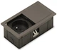 Розетковий блок ASA VERSAHIT Mono 1x220 IP54 титан (060.25F.00005) - зображення 1