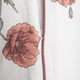Komplet pościeli Homla Meadow Flowers Półtorej Poszewka na pościel 160 x 200 cm + 2 poszewki na poduszki 50 x 60 cm bawełniany w maki z czerwoną lamówką (5906496724848) - obraz 4