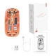 Мышь беспроводная BT Recharge Transparent Mouse 501 с Bluetooth 5.2 и 2.4G - изображение 5