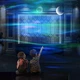 Нічник-проєктор Dream Aurora Star Lights з ефектом зоряного неба, компактний світильник - зображення 7