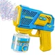 Пистолет-генератор мыльных пузырей Bubble Gun P162 с подсветкой и музыкой, автоматический пуск - изображение 7