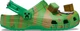 Дитячі крокси-сабо для хлопчика Crocs Unisex-Child Classic Minecraft Clog Clog (27/28, зелений) - изображение 7