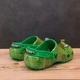 Дитячі крокси-сабо для хлопчика Crocs Unisex-Child Classic Minecraft Clog Clog (27/28, зелений) - изображение 12