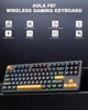 Клавіатура AULA F87 Black-Yellow Механічна Ігрова Бездротова - изображение 2