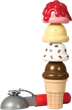 Ігровий набір Melissa & Doug Велика Дерев'яна Крамниця Морозива (681147005563) - зображення 3