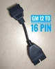Переходник GM12 12pin на OBD2 16pin для ВАЗ, Daewoo Lanos и Sens, Таврія - изображение 2