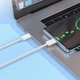 Кабель швидкого заряджання для телефону android iPhone Hoco X88 fast charge usb type c зарядный шнур юсб 3A xiaomi samsung redmi huawei realme oppo планшета для передачі даних 1 метр білий - зображення 4
