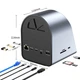 Хаб Док станция Deepfox-2211 11 в 1 USB Type-C концентратор с беспроводной зарядкой 11 портов - изображение 3