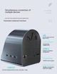 Хаб Док станция Deepfox-2211 11 в 1 USB Type-C концентратор с беспроводной зарядкой 11 портов - изображение 5