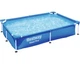 Каркасний басейн Bestway Family eckig 221x150x43 cm ohne Zubehör blau 5.0 - изображение 2