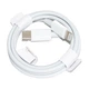 Шнур для заряджання iPhone USB-C — Lightning 1 м, Білий (1010934-White) - зображення 5
