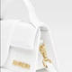Женская миниатюрная сумка с логотипом Jacquemus shoulder bag 'le grand bambino' Белый - изображение 4
