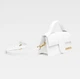 Женская миниатюрная сумка с логотипом Jacquemus shoulder bag 'le grand bambino' Белый - изображение 5