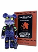 Статуетка Bearbrick x Evangelion x Unit 13 400% + 100% 28 см + 7 см Medicom Toy Еве-13 - зображення 1