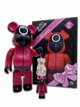 Статуэтка Bearbrick x Squid Game x Guard Triangle 400% + 100% 28 см + 7 см Medicom Toy Netflix - изображение 7