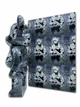 Статуэтка Bearbrick x RIOT COP x BRANDALISM 400% 28 см Medicom Toy Смайлик Полицейский - изображение 5