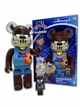 Статуэтка Bearbrick x Tasmanian Devil x Space Jam 400% + 100% 28 см + 7 см Medicom Toy Тасманский дьявол - изображение 7